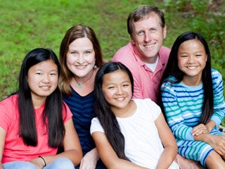 Jennifer Chambers and her family.