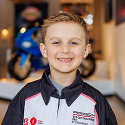 Ford Bertram smiling and happy!
