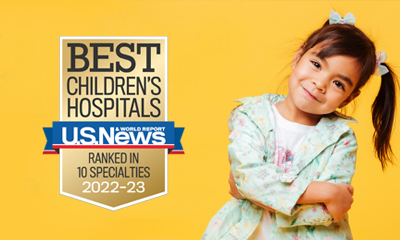 Children's is the No. 1 children's hospital in Southeast