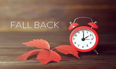 Get ready to 'fall back' this weekend as Daylight Saving Time ends