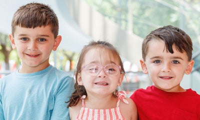 Gwen Shaver and her brothers, Henry (left) and Grant