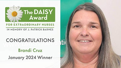 Daisy Award Recipient Brandi Cruz