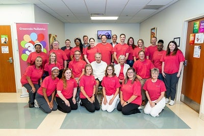 Hoover team group photo.