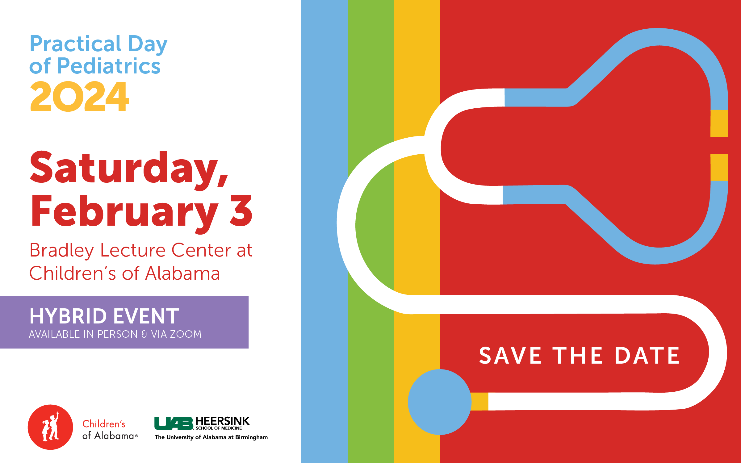 Save the Date Practical Day of Pediatrics