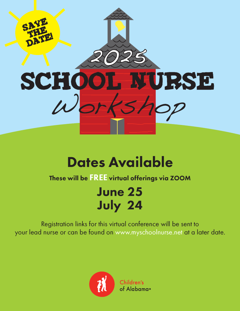 My School Nurse Workshop Save the Date