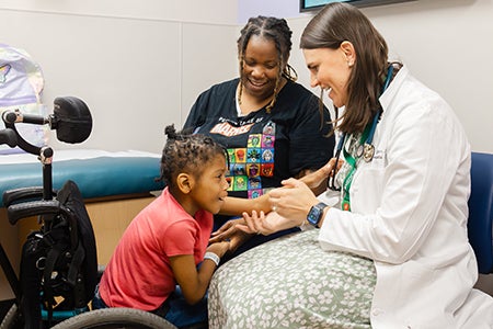 dr. pharr with patient